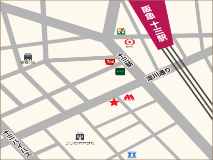 ファミリーマート 新北野一丁目店前